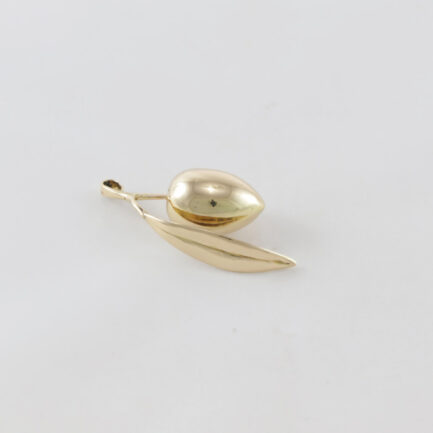 Colgante aceituna oro grande | HD Joyeros