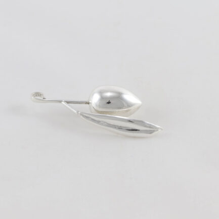 Colgante aceituna plata grande | HD Joyeros