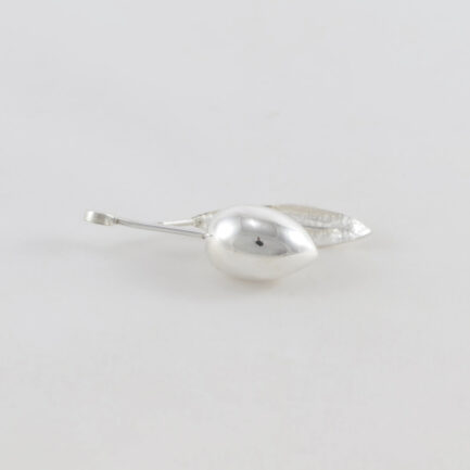 Colgante aceituna plata grande | HD Joyeros