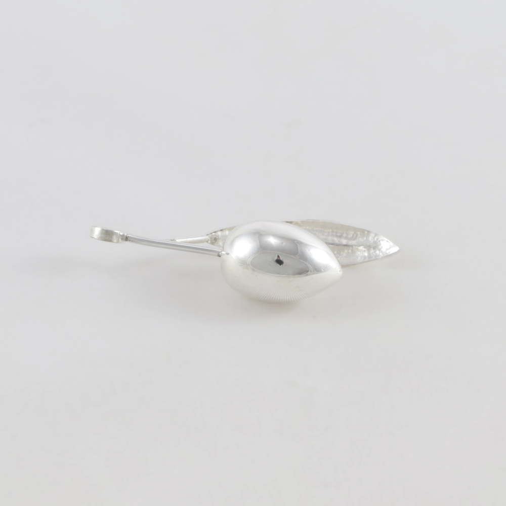 Colgante aceituna plata grande | HD Joyeros Colgante aceituna plata grande | HD Joyeros