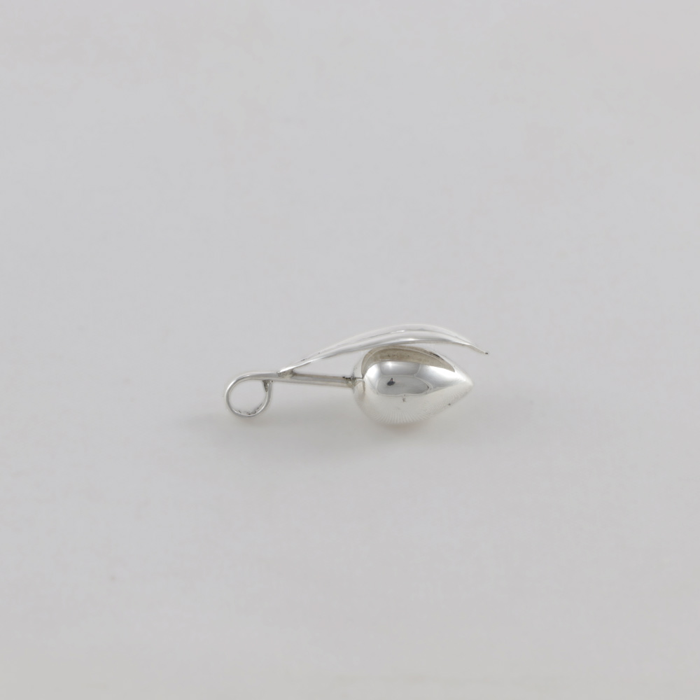 Colgante aceituna plata pequeña | HD Joyeros