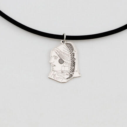 Colgante plata rostro Dama de Baza | HD Joyeros