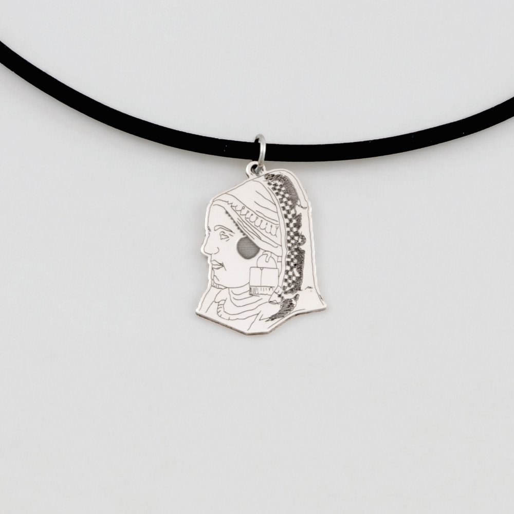 Colgante plata rostro Dama de Baza | HD Joyeros Colgante plata rostro Dama de Baza | HD Joyeros