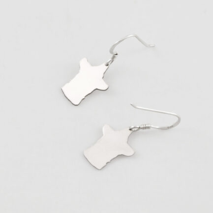 Pendientes plata mini silueta Dama de Baza | HD Joyeros