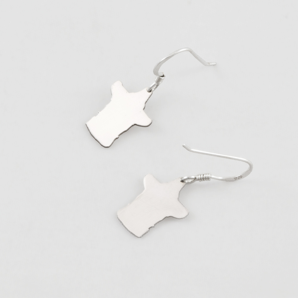 Pendientes plata mini silueta Dama de Baza | HD Joyeros Pendientes plata mini silueta Dama de Baza | HD Joyeros