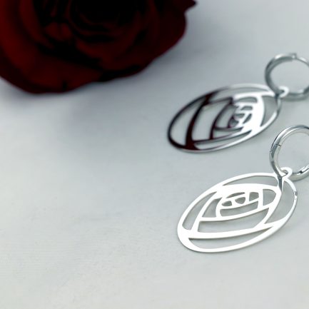 Pendientes Alice Plata